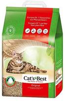 Cat's Best Original natūralus medienos pjuvenų kraikas katėms (sušokantis) 20 L