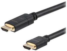 StarTech.com 20 m (66 pėdų) aktyvus HDMI kabelis – 4K didelės spartos HDMI kabelis su Ethernet – CL2, skirtas montuoti sienoje – 4K 30 Hz vaizdas – HDMI 1.4 laidas – HDMI monitoriui, projektoriui, televizoriui, ekranui, 20 m, HDMI A tipo (standartinis), HDMI A tipo (standartinis), 3D, garso grąžinimo kanalas (ARC), juodas