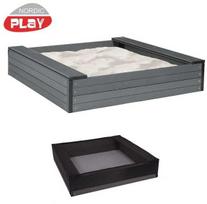 Nsh Nordic NORDIC PLAY smėlio dėžė WPC 24x120x120cm su tinklu (805-710)
