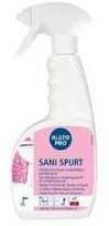 Multi Sanitarinės paskirties valymo rūgštis „Kiilto Sani Spurt“ paruošta naudoti su pompa, 750 ml, 6 skysčio buteliukai po 750 ml/dėžėje