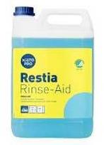 Multi Indaplovės skalavimo skystis „Kiilto Restia“ skalavimo skystis minkštam vandeniui, pažymėtas „Nordic Ecolabel“ ženklu, 5 l, mėlynas, 3 puodeliai po 5 l/dėžėje