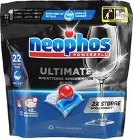 Neophos „Powerball Ultimate“ indų plovimo tabletės, 22 vnt.