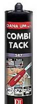 Dana Lim As „Combi Tack 547“, 290 ml – antracito pilkumo, neutraliai kietėjantis vienkomponentis hibridinis hermetikas/klijai