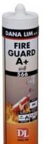 Dana Lim As „Fire Guard A+ 566 Baltas“ 300 ml – ugniai atsparus akrilas vamzdžių angų sandarinimui.