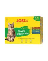 JOSERA JosiCat Multipack Mixed Selection in Sauce 12x85 g mėsos ir žuvies skoniai padaže katėms