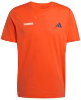 Teniso marškinėliai vyrams  - Oranžinė (S)