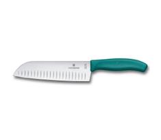 Victorinox - Virtuvinis santoku peilis SWISS CLASSIC 17 cm tirkizinis