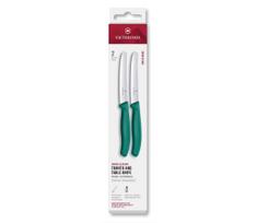 Victorinox - Virtuvinių daržovių peilių rinkinys SWISS CLASSIC, 11 cm, 2 vnt., turkio spalvos