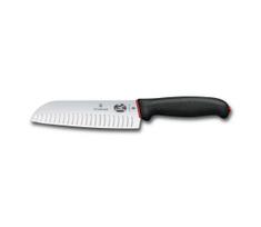 Victorinox - Santoku virtuvinis peilis DUAL GRIP 17 cm juodas