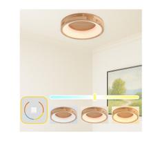 Brilagi-LED Lubinis šviestuvas FALCON WOOD LED/30W/230V 3000/4000/6000K 45 cm medinis