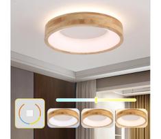 Brilagi-LED FALCON WOOD medinis lubinis šviestuvas LED/30W/230V 3000/4000/6000K 45 cm