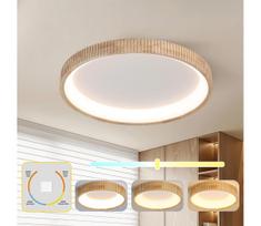 Brilagi - LED lubinis šviestuvas FALCON WOOD MODERN LED/60W/230V, skersmuo 80 cm, medinis