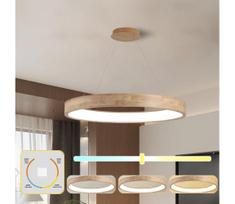 Brilagi - LED pakabinamas šviestuvas ant laido FALCON WOOD LED/60W/230V 3000/4000/6000K 80 cm, medinis
