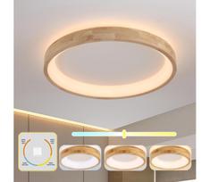 Brilagi-LED Lubų šviestuvas FALCON WOOD LED/60W/230V 3000/4000/6000K 80 cm mediena