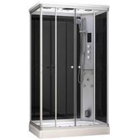 Garinė Dušo Kabina AMUE-AR1280-1R Black 120x80 cm.