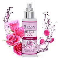 Saloos Růžová voda 100% BIO - grynas, ekologiškas damaskinių rožių vanduo, 100 ml