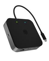 ICY BOX IB-DK408-C41 Vielinis USB4 Adapteris Antracitas