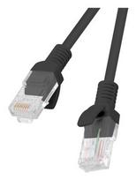 Lanberg 0,25 m tinklo kabelis Cat5e U/UTP Juodas