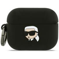 Karl Lagerfeld 3D Logo NFT Karl Head Silicone Case for Apple AirPods Pro 3