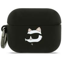 Karl Lagerfeld 3D Logo NFT Choupette Head Silicone Case for Apple AirPods Pro 3