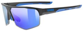 Akiniai Uvex axos set black mat / mirror blue