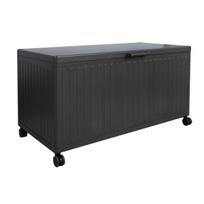 Lauko daiktadėžė Home4you Mirador, 142x72x80 cm, pilka