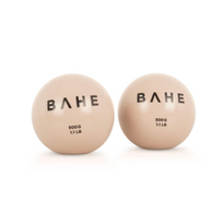 Pilates svoriniai kamuoliukai BAHE Toning Balls, 2 vnt. 0,5 kg / 1 kg (Svoris: 2 x 0.5 kg)