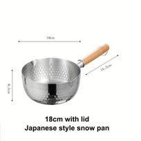 Nerūdijančio plieno pieno puodas, 18cm2.0L be dangčio