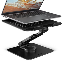 AXAGON STND-LRB stand with 360° rotation for laptops and tablets | Adjustable Height, Angle | 10-17.3 " | Maximum weight (capacity) 5 kg | Black|STND-LRB