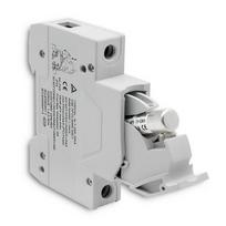 „Qoltec“ saugiklių laikiklis su diode + DC saugiklis | 1P | 1000 V | 30 A | 10x38 | saulės energija