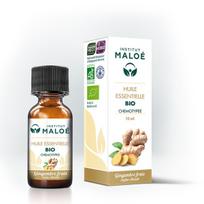 Imbierų eterinis aliejus BIO Zingiber officinale, 100 % natūralus, 10 ml