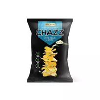 Bulvių traškučiai grietinėlės ir svogūnų skonio CHAZZ, 90 g