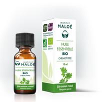 Rožių pelargonijų eterinis aliejus BIO Pelargonium asperum, 100 % natūralus, 10 ml