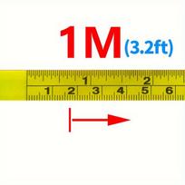 Lipni matavimo liniuotė medienai, 1M (3,2 pėdos) liniuotė