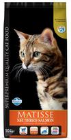 Sausas pašaras suaugusioms katėms FARMINA MATISSE CAT Dry NEUTERED Salmon 10kg