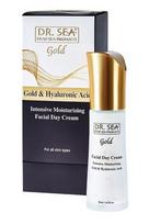 Intensyviai drėkinantis kremas veidui dieninis su auksu ir hialiurono rūgštimi Dr. Sea Gold, 50 ml