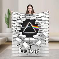 Floyded Rock Me Pinks Antklodė Šilta Minkšta Pūkuota Pliušinė Mėtoma Antklodė Sofai Lovai Iškylai Flanelinė Paklodė Lovos Užvalkalas 30x40in