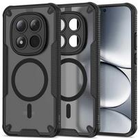 Tech-Protect Rugged Shield MagSafe Xiaomi Redmi Note 15 Pro 5G dėklas matinės juodos spalvos