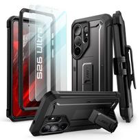 SupCase Unicorn Beetle Pro & apsauginis stiklas 2-pack Samsung Galaxy S26 Ultra dėklas juodos spalvos