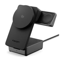 Spigen EF323MQ Essential 3in1 magnetic MagSafe belaidis įkroviklis 25W QI2.2 juodos spalvos