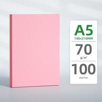Rožinis kopijavimo ir spausdinimo popierius: A3, A4, A5, B5 dydžiai, 70g/80g, Storas, Raudonos spalvos variantai