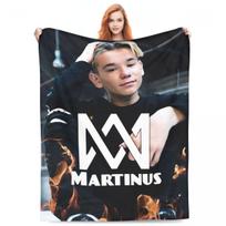 Marcus And Martinus dvynių berniukų patalynės užklotai MM dainininkų flanelinis pledas sofai lovai patogus sofos lovos užvalkalas 30x40in