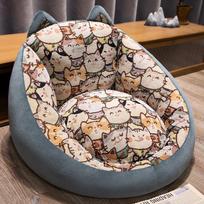 Tatami nugaros atramos pagalvėlė: Sustiprintas grindų sofos pufas ir miegamojo kėdės kilimėlis Small 45cm
