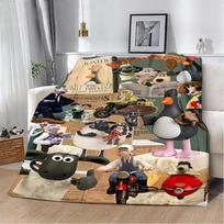 Animacinis vaizdas su avimis Spausdintas pledas Pledas iškylai Šiltas pledas Minkštas ir S-shauns Patogus pledas Namams Kelionėms Gimtadienio dovana 30x40in