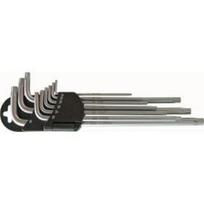 Torx Plus 5 kampų raktai su skylute Ts10-ts50, 9 vnt.