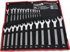 Tvardy 25 vnt. kombinuotų raktų rinkinys 6-32 mm, Crv, satininis