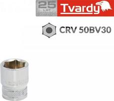 1/4" 7 mm šešiakampė mova Tvardy