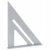 Aliumininis staliaus kampainis su liniuote 180mm