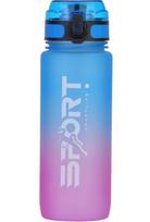 Gertuvė GRADIENT, Optima, 800ml, su užrakinamu dangteliu, mėlynos/rožinės sp. tritano plastikas