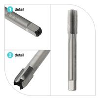 Kairiarankis sriegiklis Metrinis M10X1 0mm su 10mmX1mm žingsniu Metalo apdirbimo įrankis, skirtas profesionaliam sriegių pjovimui China Mainland gray